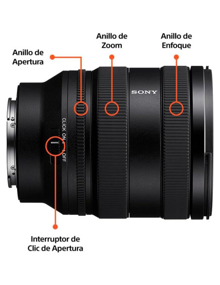 Lente Sony FE 20-70mm f/4 G para cámaras E - Zoom Ultra Gran Angular