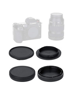 Tapa de Cuerpo y Lente L-Mount JJC para Panasonic y Leica
