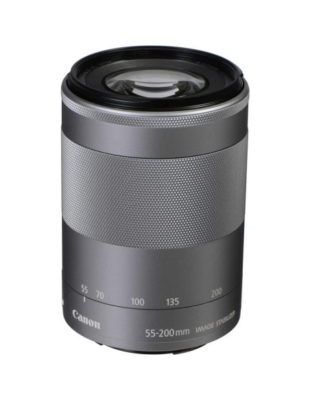 Lente Canon EF-M 55-200mm f/4.5-6.3 IS STM Plata + Kit