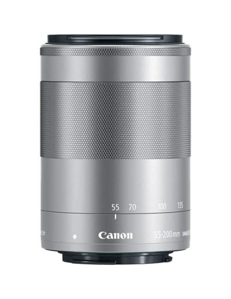 Lente Canon EF-M 55-200mm f/4.5-6.3 IS STM Plata + Kit