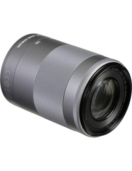 Lente Canon EF-M 55-200mm f/4.5-6.3 IS STM Plata + Kit