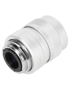 Lente CCTV Pomya 25mm F1.4 Manual MFT 90g Aluminio Plata