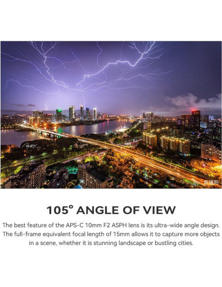 Lente Ultra-Ancho TTArtisan 10mm F2 para Nikon Z-Mount