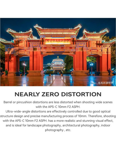 Lente Ultra-Ancho TTArtisan 10mm F2 para Nikon Z-Mount