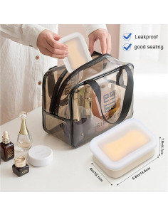 Estuche de Jabón de Viaje PRIGVOT Beige - Autodrenante 2