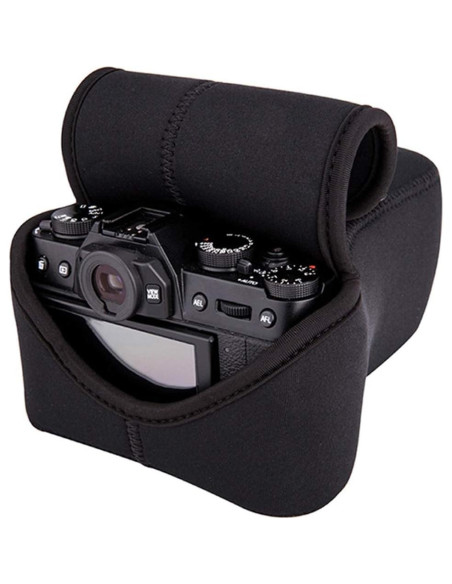 Funda de cámara neopreno JJC Black para Fujifilm y Canon