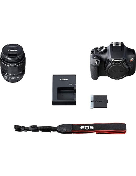 Cámara DSLR Canon EOS Rebel T100 + Lentes y Accesorios