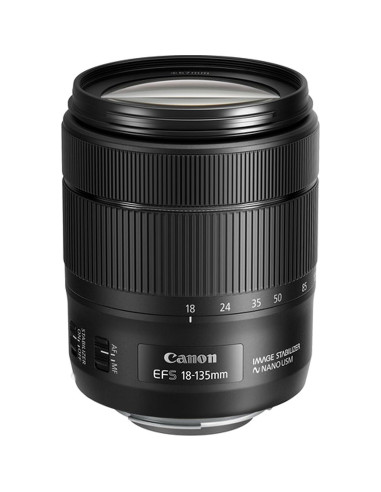Lente Canon EF-S 18-135mm f/3.5-5.6 IS USM + Kit 18 Piezas