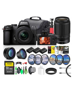 Cámara Sin Espejo Nikon Z50 II con Lentes 16-50mm y 50-250mm