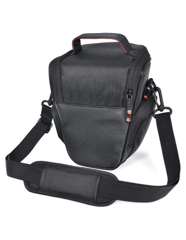 Funda de Cámara DSLR FOSOTO Nylon Negra Compatible Nikon Canon