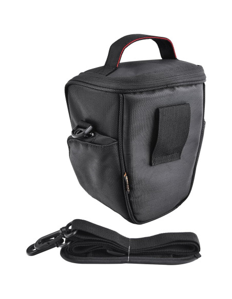 Funda de Cámara DSLR FOSOTO Nylon Negra Compatible Nikon Canon