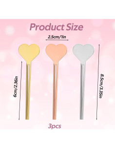 Exprimidor de Tubos de Acero Inoxidable Thinp Corazón 3 Colores 2