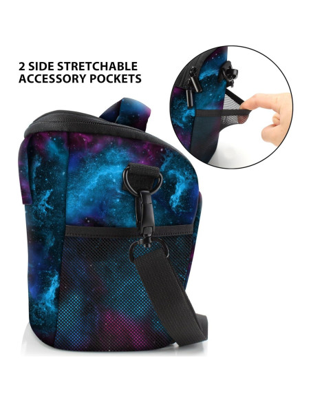 Funda para cámara DSLR USA GEAR con correa ajustable - Galaxy