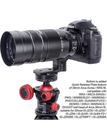 Soporte de Collar de Lente iShoot IS-THP140 para Panasonic 100-400mm