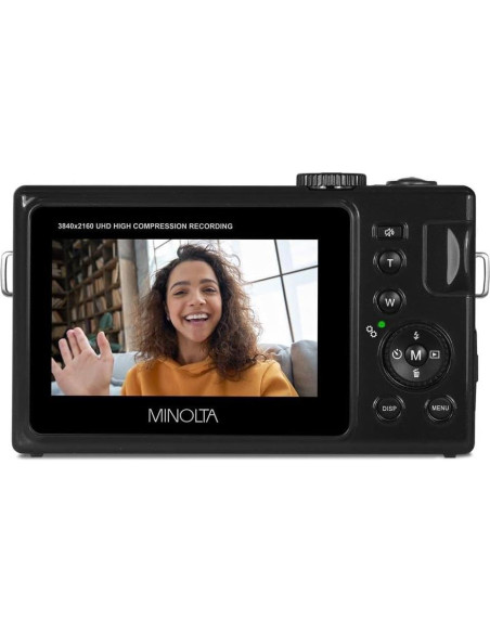 Cámara Digital Minolta MND25 48MP 4K Autofocus Negra