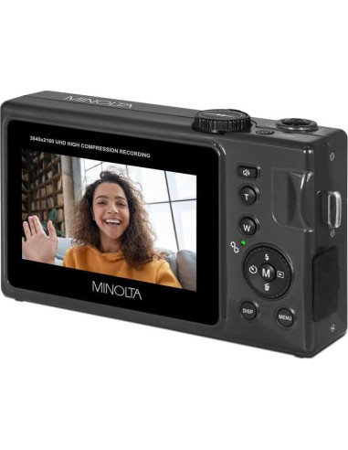 Cámara Digital Minolta MND25 48MP 4K Autofocus Negra