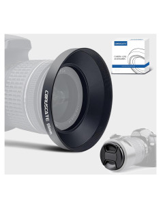 Capucha de lente gran angular CORUSCATE 55mm + tapa de lente