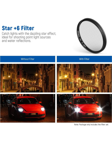 Kit de Filtros de Lente 58mm NEEWER para Teléfono Móvil