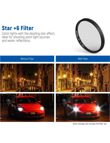 Kit de Filtros de Lente 58mm NEEWER para Teléfono Móvil