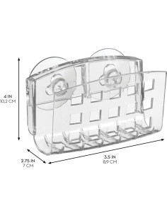 Soporte de Succión para Fregadero InterDesign Grande - Claro 2