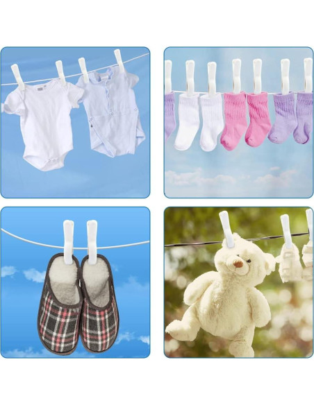 12 Pinzas de Ropa PAMISO - Clips de Secado Compactos