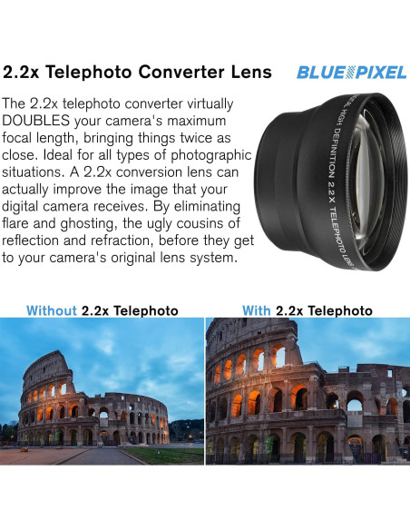 Cámara DSLR Canon EOS Rebel T7 24.1MP con Lente 18-55mm y Accesorios