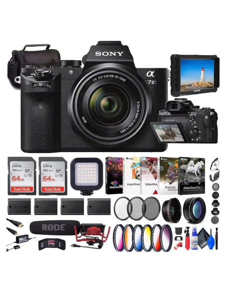 Cámara Sin Espejo Sony a7 II con Lente 28-70mm y Accesorios