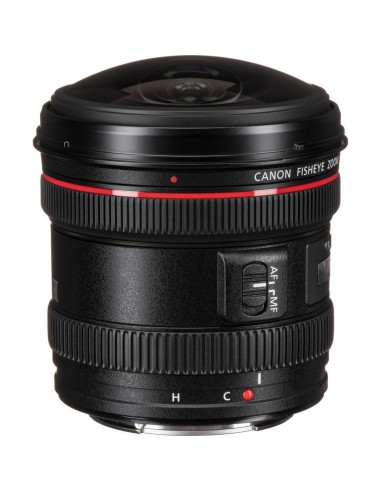 Lente Canon EF 8-15mm f/4L Ojo de Pez USM + Accesorios