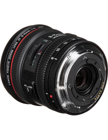 Lente Canon EF 8-15mm f/4L Ojo de Pez USM + Accesorios