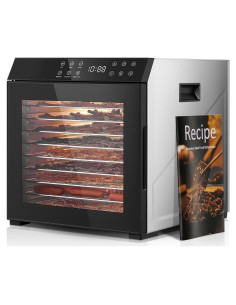 Deshidratador de Alimentos FOHERE 1000W 10 Bandejas 0.84m