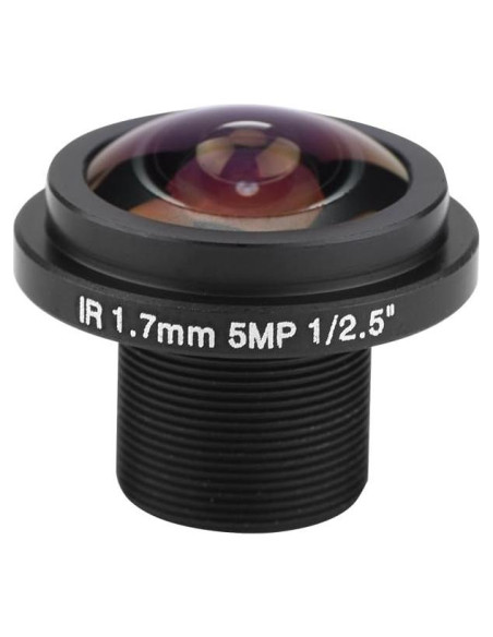 Lente de Cámara de Seguridad Fisheye 5MP Zerone 1.7mm 185
