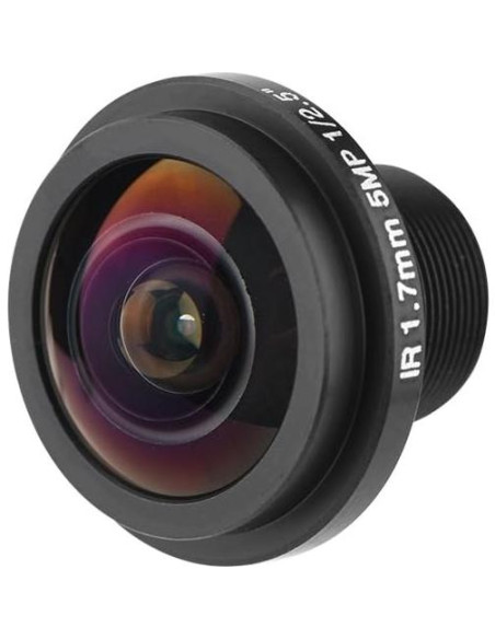 Lente de Cámara de Seguridad Fisheye 5MP Zerone 1.7mm 185