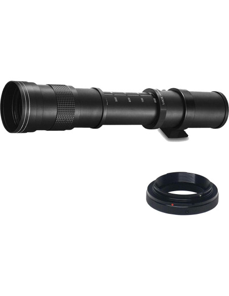 Cámara sin espejo Canon EOS R100 24.2MP + Lentes 18-45mm y 420-800mm