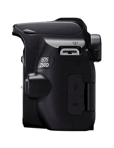 Cámara Canon EOS 250D + Lentes 18-55mm, 75-300mm, 420-800mm