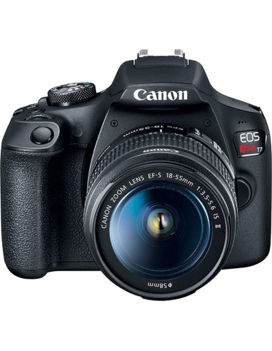 Cámara DSLR Canon EOS Rebel T7 + Lentes 18-55mm y 420-800mm