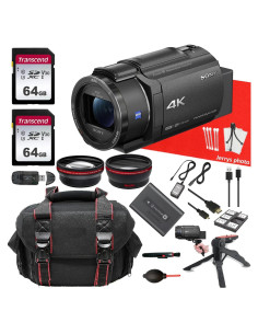 Cámara Sony FDR-AX43 UHD 4K + Lentes + 2x64GB + Trípode