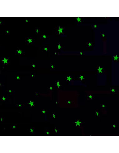 Cortinas Transparentes Eimilaly 160 cm con Estrellas Brillantes