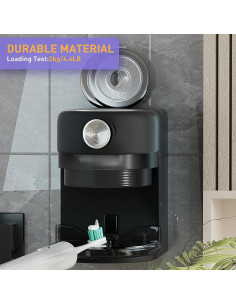 Dispensador Automático de Pasta de Dientes Eléctrico Negro 2