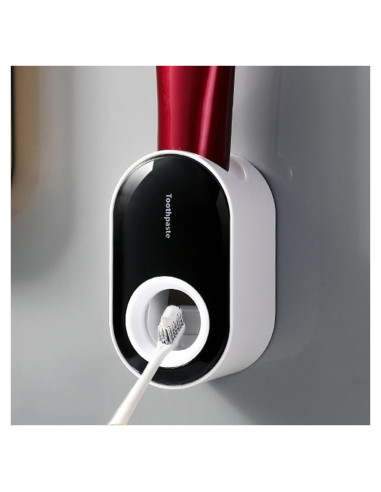 Dispensador de Pasta de Dientes Automático SLZBCY Negro 11.5x6.5cm