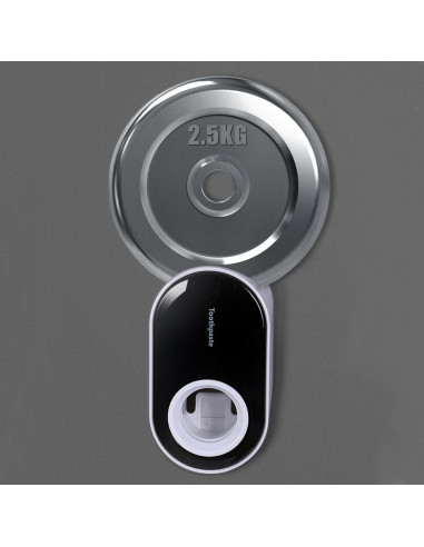 Dispensador de Pasta de Dientes Automático SLZBCY Negro 11.5x6.5cm