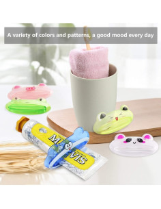 Dispensador de Pasta de Dientes Pasow - 5 Diseños de Animales 2