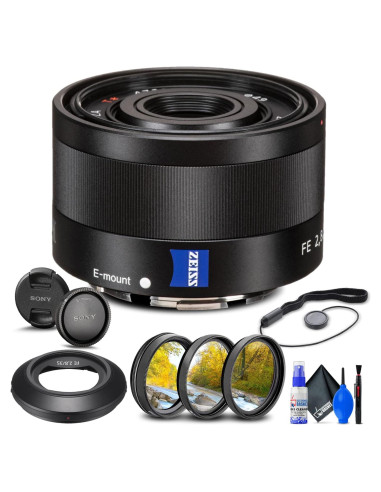 Lente Sony Sonnar T FE 35mm f/2.8 ZA + Kit de Filtros y Limpieza