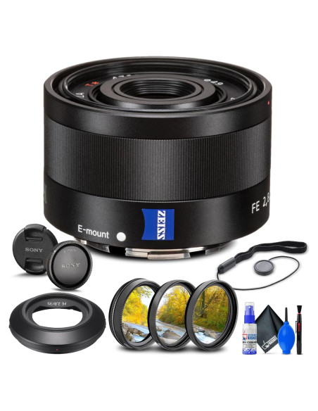 Lente Sony Sonnar T FE 35mm f/2.8 ZA + Kit de Filtros y Limpieza
