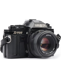 Cámara SLR Minolta X-700 35mm con lente MD 50mm f/2 (Renovada) 2