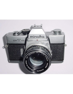 Cámara SLR Minolta SRT-101 35mm con lente 50mm Renovada 2
