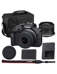 Cámara Sin Espejo Canon EOS R100 Kit Lente RF-S 18-45mm