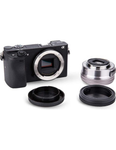 Tapa trasera y delantera de lente JJC 40.5mm para cámaras Sony 2
