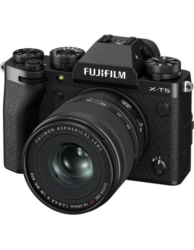 Cámara Fujifilm X-T5 Mirrorless 40MP con Lente 16-50mm y Accesorios