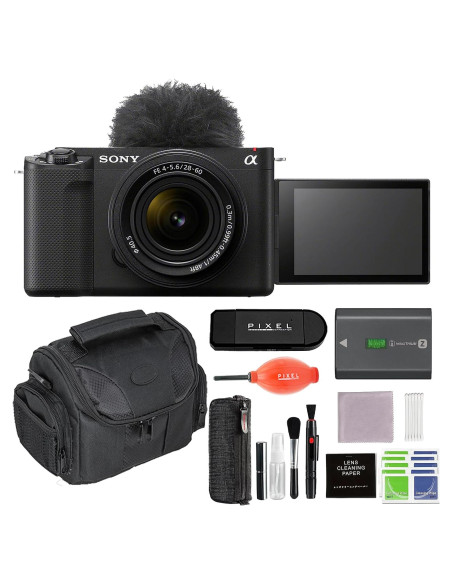 Cámara Sin Espejo Sony ZV-E1 Negra con Lente 28-60mm y Accesorios