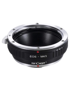 Adaptador K&F Concept Canon EF a M4/3 para Olympus y Panasonic